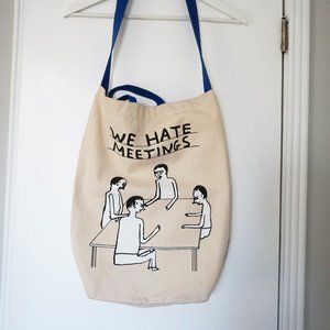 Flying Tiger Copenhagen + David Shrigley collab tote bag